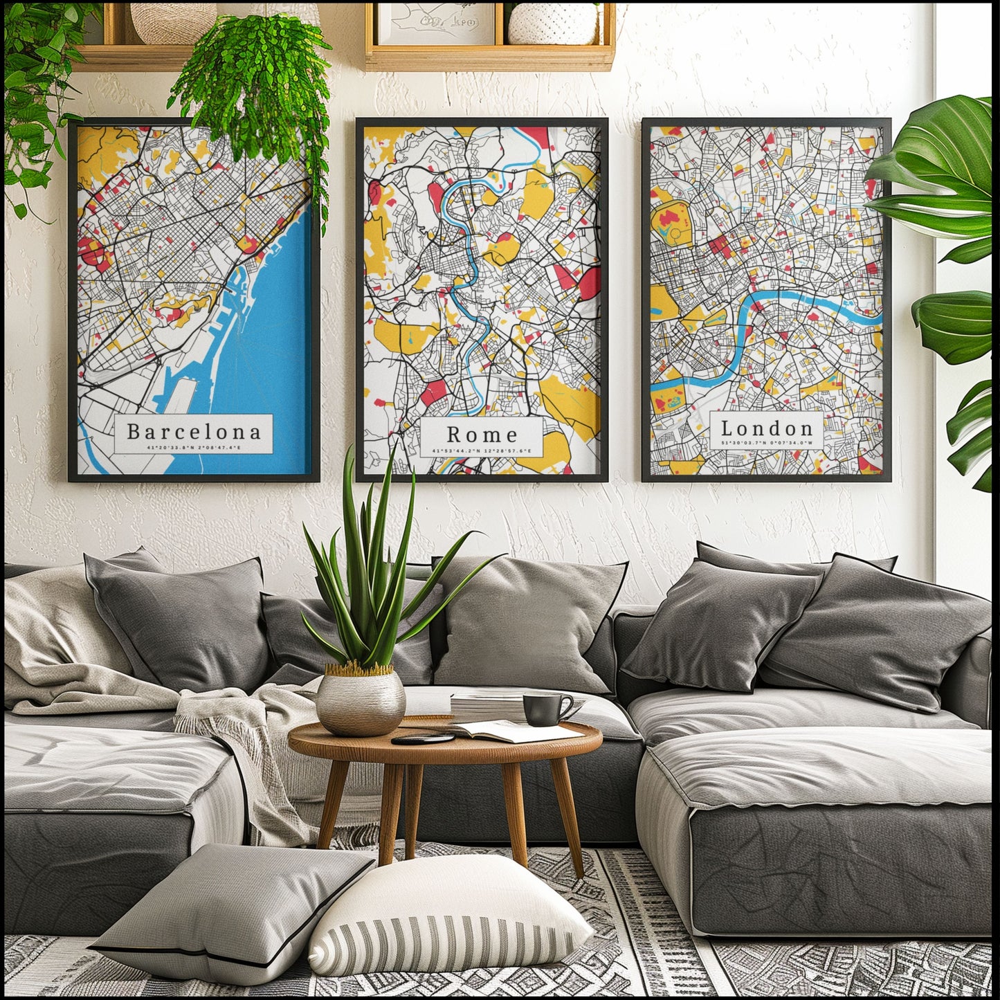 Amsterdam Map Prints: Personalized Décor & Unique Gifts - Digital Downloads l Choose Your City l Travel Posters Prints l Custom Wall Art l Best Gift