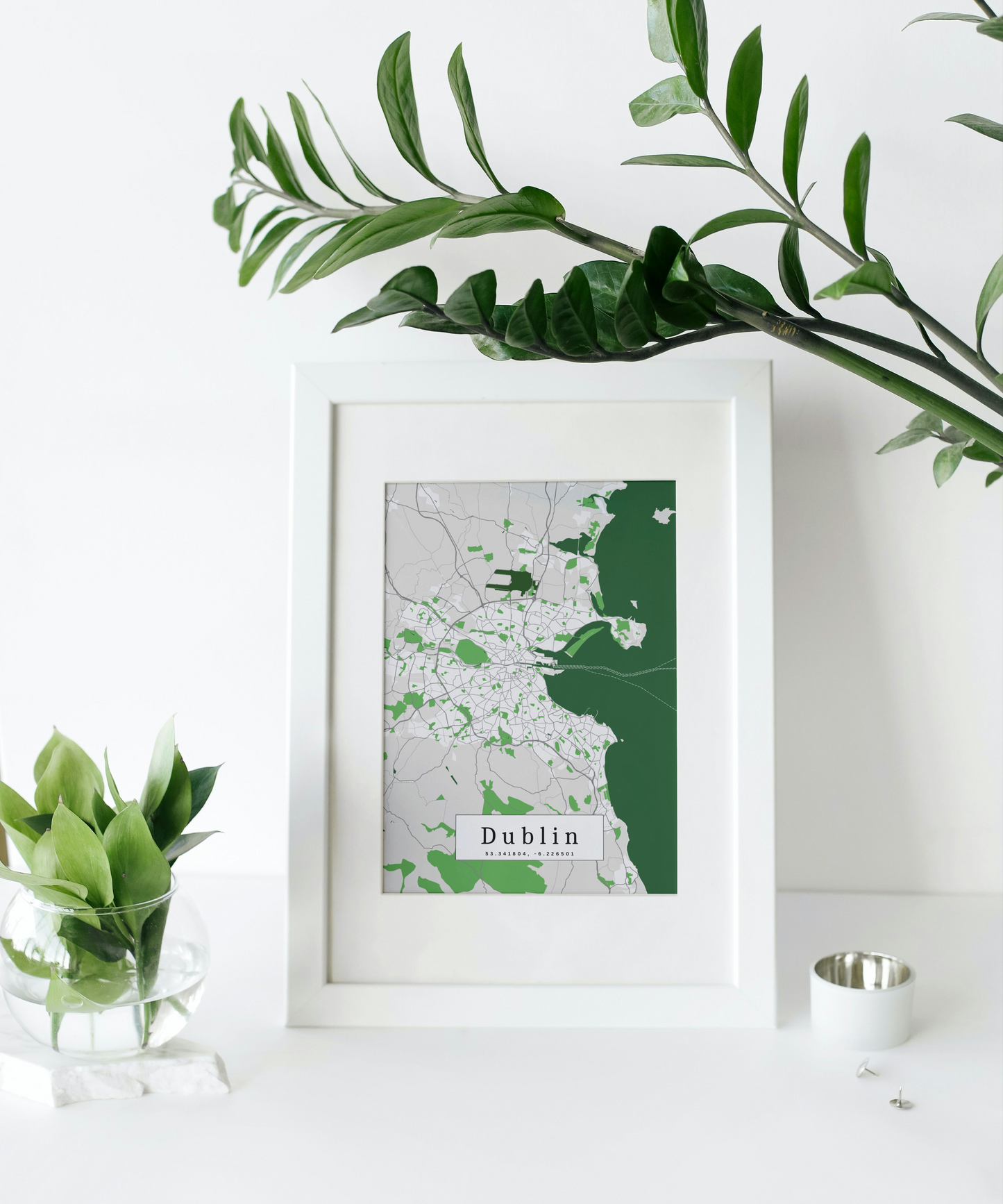 Dublin St Patrick Edition l Map Prints: Personalized Décor & Unique Gifts - Digital Downloads l Choose Your City l Travel Posters Prints l Custom Wall Art l Best Gift