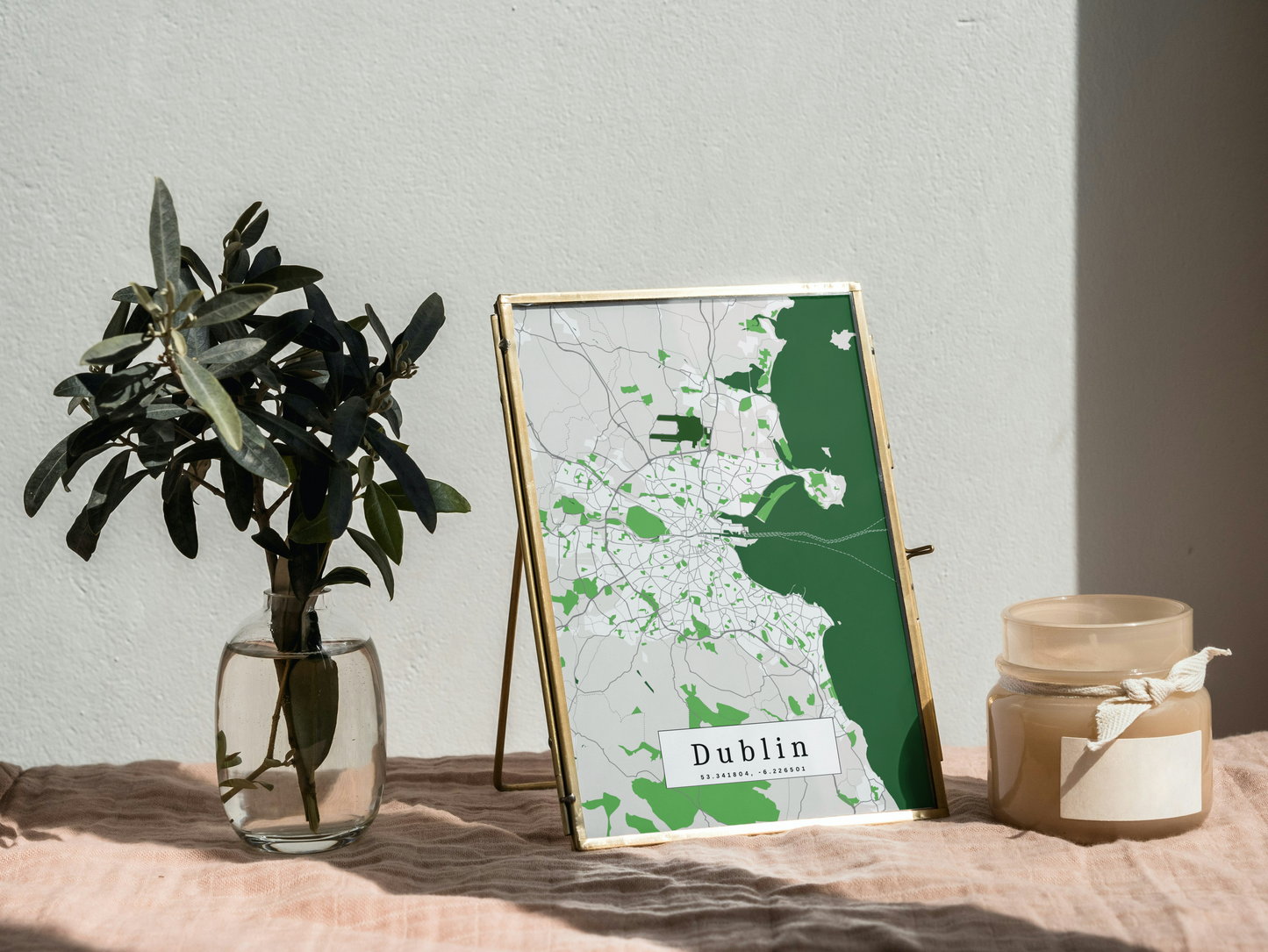 Dublin St Patrick Edition l Map Prints: Personalized Décor & Unique Gifts - Digital Downloads l Choose Your City l Travel Posters Prints l Custom Wall Art l Best Gift