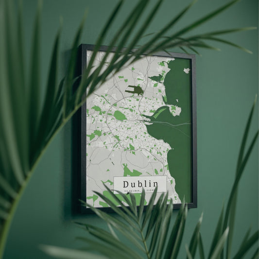 Dublin St Patrick Edition l Map Prints: Personalized Décor & Unique Gifts - Digital Downloads l Choose Your City l Travel Posters Prints l Custom Wall Art l Best Gift