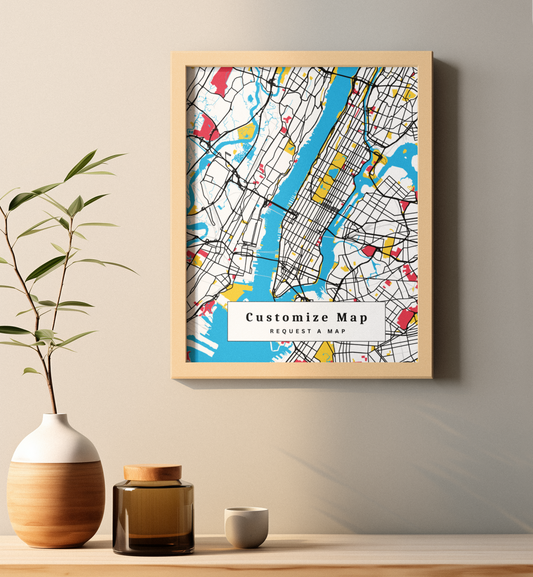 Customize Map Prints: Personalized Décor & Unique Gifts - Digital Downloads l Choose Your City l Travel Posters Prints l Custom Wall Art l Best Gift