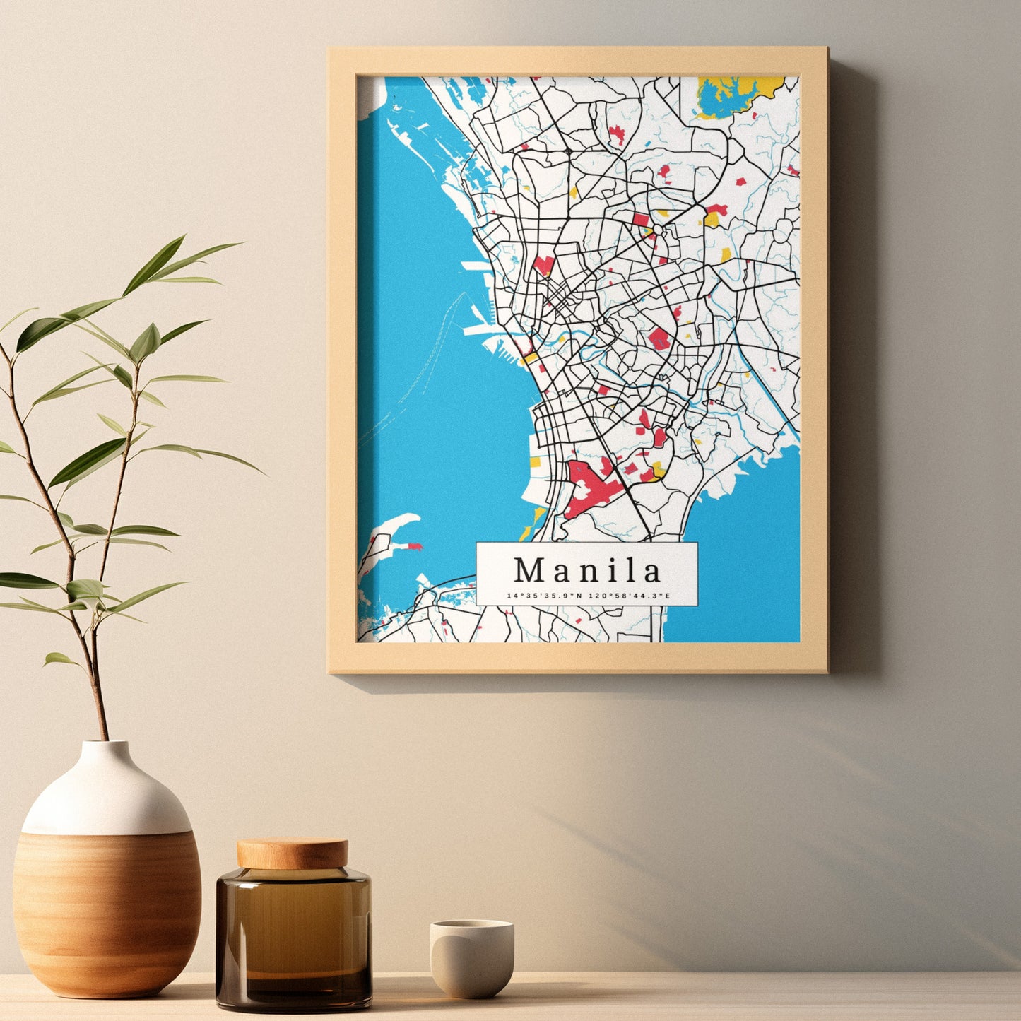 Manila Map Prints: Personalized Décor & Unique Gifts - Digital Downloads l Choose Your City l Travel Posters Prints l Custom Wall Art l Best Gift